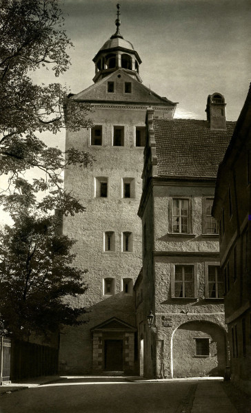 Stettin. Schlosskirche - Ujęcie z przodu. Szczecin. Kościół zamkowy.