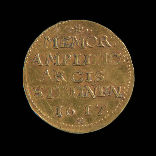 gulden okolicznościowy - Ujęcie rewersu. Na rewersie napis w pięciu wierszach.