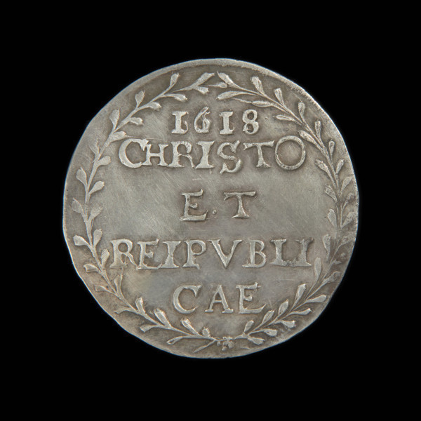 1/8 talara; półort okolicznościowy - Ujęcie rewersu. Na rewersie napis w 5 wierszach. W otoku stylizowany wieniec z dwóch gałązek laurowych.