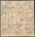 Mapa drukowana 965 Farbezin I - Ujęcie z przodu; Mapę 965 Farbezin I opracowano w 1890, wydano w 1891, a dodrukowano w 1912 roku. Obejmuje obszar w pobliżu miejscowości Farbezin, Kreis Naugard, Reg. Bez. Stettin, Prov. Pommern, dziś Wierzbięcin, pow. goleniowski, woj. zachodniopomorskie, Polska. Jest jedynym egzemplarzem arkusza przedwojennej mapy topograficznej oznaczonego godłem 965, zawierającym dane o lokalizacji obiektów i ich nazw w zasobie archiwalnym Flurnamen Sammlung. Na drukowanej mapie ręcznie naniesiono warstwę z numeracją obiektów fizjograficznych odnoszących się do miejscowości: Maskow, dziś Maszkowo; Kniephof, dziś Konarzewo; Jarchlin, dziś Jarchlino; Schloissin, dziś Słajsino; Külz, dziś Kulice; Farbezin; Wussow, dziś Osowo; Kl. Benz, dziś Bieniczki; Hohenbenz, dziś Bieńczyce; Gr. Benz, dziś Bienice; Bernhagen, dziś Ostrzyca; Plantikow, dziś Błądkowo; Daber, dziś Dobra.