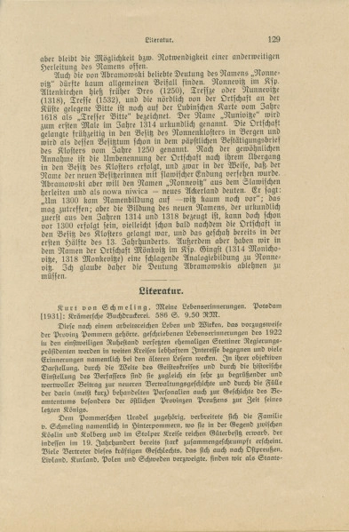 Flurnamen Sammlung - Powiat Szadzki - Ujęcie strony gazety. Pożółkła strona z gazety dukowanej w niemieckim gotyki w języku niemieckim.