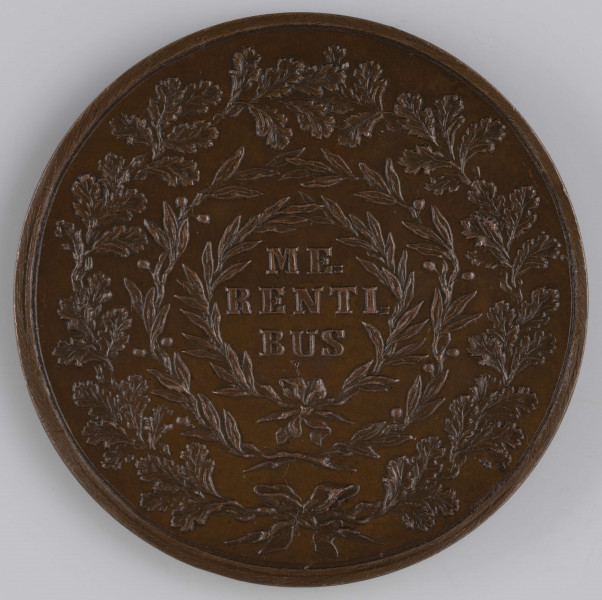 N/1596/ML - AV. Głowa króla  wprofilu w prawo. W otoku napis:
STANISLAUS AUGUSTUS D . G . REX POLONIAE M . D . LITU.
Monogram: I.P.H.

RV. W poziomie napis:
ME= / RENTI = / BUS
Całość ujęta trzema wieńcami: oliwkowym, laurowym i dębowym, zakomponowanymi współśrodkowo.

Na RV pęknięcie stempla.
