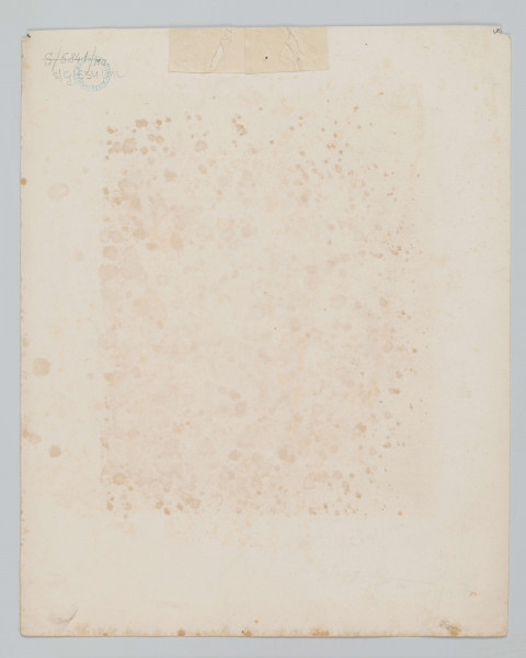 S/G/534/ML - Widok kościoła św. Michała w Lublinie od strony południowej elewacji. Bryła kościoła z kruchtą i nakrytą hełmem z latarnią wysoką wieżą od strony zachodniej. Nawa krótka, wydłużone prezbiterium oszkarpowane. Na pierwszym planie, przed świątynią kilkanaście spacerujących postaci, po lewej trzy drzewa o smukłych koronach. W tle zaznaczone delikatnie zabudowania Starego Miasta. Przedstawienie szczegółowe, miękko modelowane. Kolorystyka w tonacji odcieni szarości i rozbielonych beżów. Sygn. pod ryc. l.: rys. z natury A. Lerue.; śr.: w Lit. A. Pecq & Co. 482wWarsz.; p.:  Lit. J. Cegliński.; napis u góry, śr.: ALBUM LUBELSKIE.; p.: No 3; napis u dołu: KOŚCIÓŁ Sgo. MICHAŁA / (Stara Fara) / FUNDOWANY PRZEZ LESZKA CZARNEGO.

