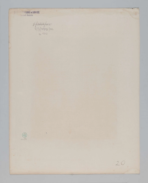 S/G/499/ML - Widok świątyni Sybilli w Puławach (1798 - 1801) wg Ch. P. Aignera w ujęciu od strony łachy wiślanej. Świątynia posadowiona na wysokiej, murowanej skarpie rozczłonkowanej arkadowymi niszami. Usytuowana w głębi, na osi kompozycji, w otoczeniu  bujnych drzew i krzewów założenia parkowego. Budowla na planie koła, korpus obiega koryncka kolumnada dźwigająca belkowanie z bukranionowym fryzem, nakryta kopułą. Do kościoła prowadzą szerokie, schody widoczne zza ogrodzenia. Na pierwszym planie, u stóp skarpy aleja parkowa wzdłuż której idąca odwrócona tyłem postać kobieca.

