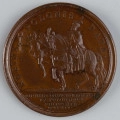 N/1521/ML - AV. Głowa Ludwika XIV w profilu w prawo. W otoku napis rozdzielony na dole przez wizerunek:
LUDOVICUS XIIII . REX CHRISTIANISSIMUS .
U dołu sygnatura; J.MAVGER.F.

RV. Scena alegoryczna, w lewo: Uskrzydlony Hymen z pochodnią w dłoni prowadzi konia, na którym siedzi polski poseł. Wokół kompozycji napis rozdzielony przez nią po bokach:
REGINA - POLONIS - DATA . 
U dołu w odcinku czterowierszowy napis:
LUD . MAR . CONZAGA . ULADISLAO / IV . POLON . REGI . / 
COLLOCATA . / M . DC . XLV .