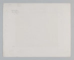S/G/497/ML - Widok świątyni Sybilli w Puławach (1798 - 1801) wg Ch. P. Aignera będącej kopią okrągłej świątyni w Tivoli pod Rzymem. Usytuowana w głębi, na osi kompozycji, w otoczeniu  bujnych drzew i krzewów założenia parkowego. Budowla na planie koła, korpus obiega koryncka kolumnada dźwigająca belkowanie z bukranionowym fryzem, nakryta kopułą. Do kościoła prowadzą szerokie, schody widoczne zza ogrodzenia, przed którym dwóch mężczyzn. 
