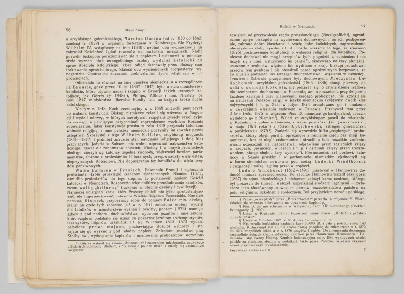 ML/MART/185 - Zarys historji Kościoła katolickiego dla szkół średnich i seminarjów nauczycielskich. Cz. 2 / Walenty Gadowski. - Wyd. 6. - Lwów ; Warszawa : Książnica-Atlas, Zjednoczone Zakłady Kartograficzne i Wydawnicze Tow. Naucz. Szkół Średn. i Wyższ., 1927. (Lwów : 