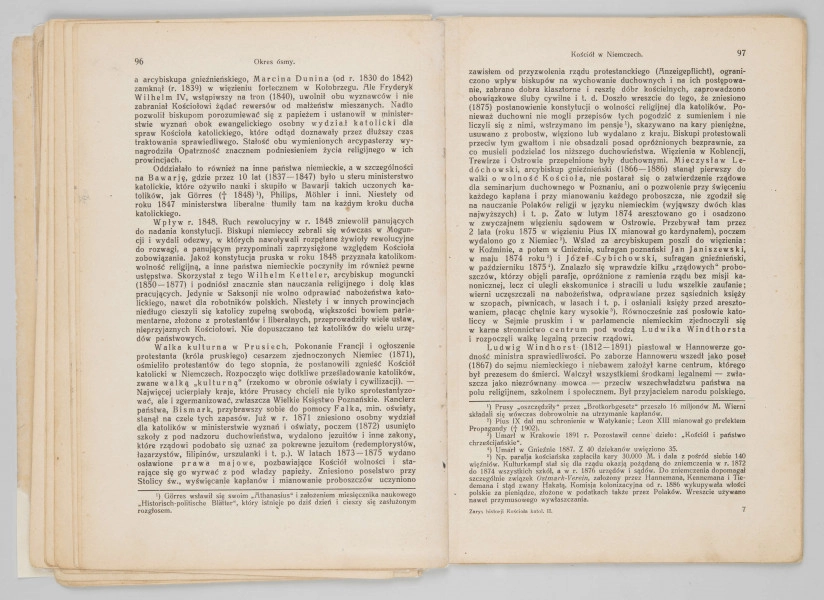 ML/MART/185 - Zarys historji Kościoła katolickiego dla szkół średnich i seminarjów nauczycielskich. Cz. 2 / Walenty Gadowski. - Wyd. 6. - Lwów ; Warszawa : Książnica-Atlas, Zjednoczone Zakłady Kartograficzne i Wydawnicze Tow. Naucz. Szkół Średn. i Wyższ., 1927. (Lwów : 