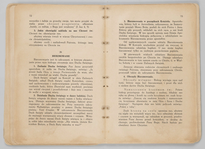 ML/MART/183 - Obrzędy święte : podręcznik do nauki religii dla uczniów gimnazjum : klasa 1 / Z. Baranowski ; J. Noryśkiewicz. - Poznań : Księgarnia Św. Wojciecha, 1936. - 124 s. : il. ; 22 cm.
Brak tylniej okładki.