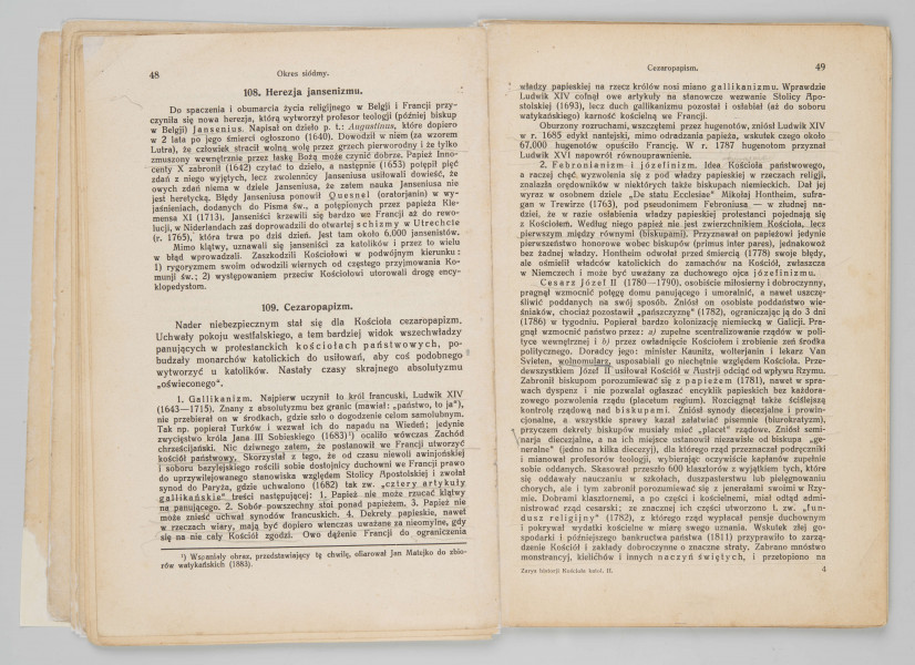 ML/MART/185 - Zarys historji Kościoła katolickiego dla szkół średnich i seminarjów nauczycielskich. Cz. 2 / Walenty Gadowski. - Wyd. 6. - Lwów ; Warszawa : Książnica-Atlas, Zjednoczone Zakłady Kartograficzne i Wydawnicze Tow. Naucz. Szkół Średn. i Wyższ., 1927. (Lwów : 