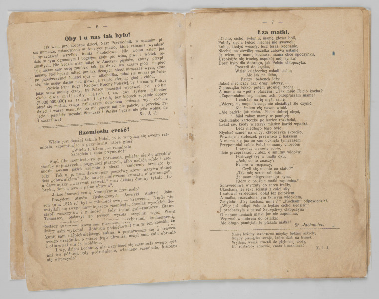 ML/MART/186 - Nasz Przewodnik - miesięcznik obrazkowy dla dzieci szkolnych, pisemko dziecięcych bractw abstynenckich pod redakcja ks. Józefa Janiszewskiego w Poznaniu, rocznik miał 50 stron, druk od lewej do prawej, 
