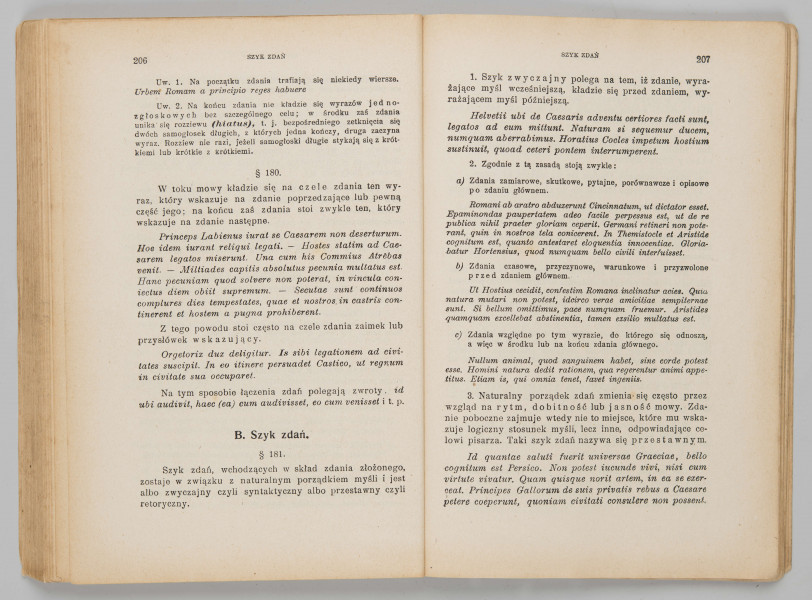 ML/MART/184 - Gramatyka języka łacińskiego. Cz. 2, Składnia / Z. Samolewicz, T. Sołtysik. - Wyd. 15. - Lwów ; Warszawa : Książnica - Atlas, 1924. - [2], 256 s. ; 24 cm.