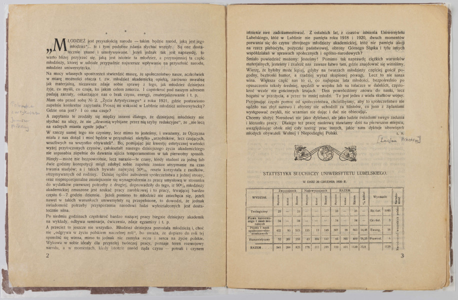 ML/H/P/323 - Jednodniówka Stowarzyszenia 