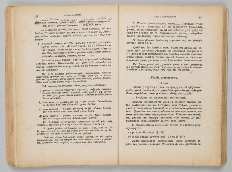 ML/MART/184 - Gramatyka języka łacińskiego. Cz. 2, Składnia / Z. Samolewicz, T. Sołtysik. - Wyd. 15. - Lwów ; Warszawa : Książnica - Atlas, 1924. - [2], 256 s. ; 24 cm.