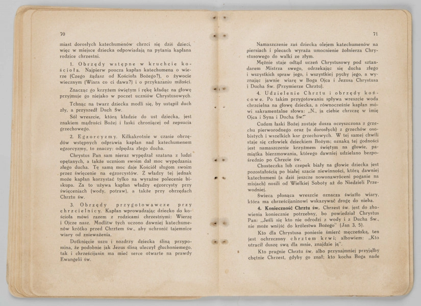 ML/MART/183 - Obrzędy święte : podręcznik do nauki religii dla uczniów gimnazjum : klasa 1 / Z. Baranowski ; J. Noryśkiewicz. - Poznań : Księgarnia Św. Wojciecha, 1936. - 124 s. : il. ; 22 cm.
Brak tylniej okładki.