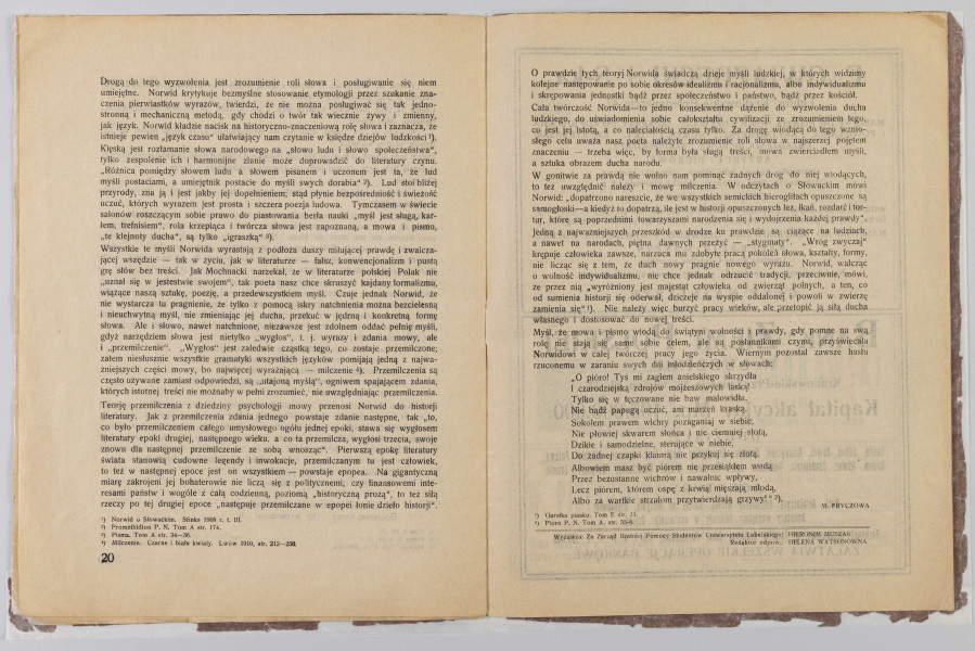 ML/H/P/323 - Jednodniówka Stowarzyszenia 