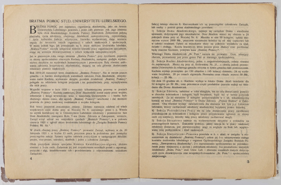 ML/H/P/323 - Jednodniówka Stowarzyszenia 