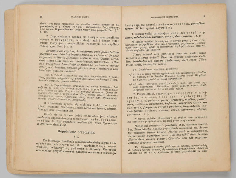 ML/MART/184 - Gramatyka języka łacińskiego. Cz. 2, Składnia / Z. Samolewicz, T. Sołtysik. - Wyd. 15. - Lwów ; Warszawa : Książnica - Atlas, 1924. - [2], 256 s. ; 24 cm.