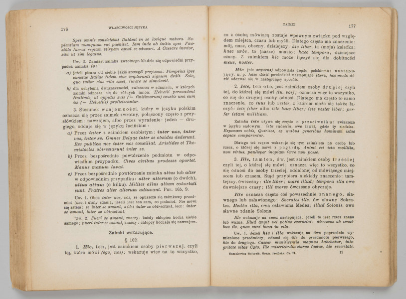 ML/MART/184 - Gramatyka języka łacińskiego. Cz. 2, Składnia / Z. Samolewicz, T. Sołtysik. - Wyd. 15. - Lwów ; Warszawa : Książnica - Atlas, 1924. - [2], 256 s. ; 24 cm.