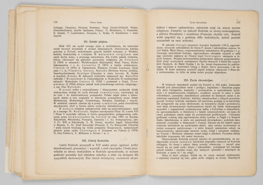 ML/MART/185 - Zarys historji Kościoła katolickiego dla szkół średnich i seminarjów nauczycielskich. Cz. 2 / Walenty Gadowski. - Wyd. 6. - Lwów ; Warszawa : Książnica-Atlas, Zjednoczone Zakłady Kartograficzne i Wydawnicze Tow. Naucz. Szkół Średn. i Wyższ., 1927. (Lwów : 