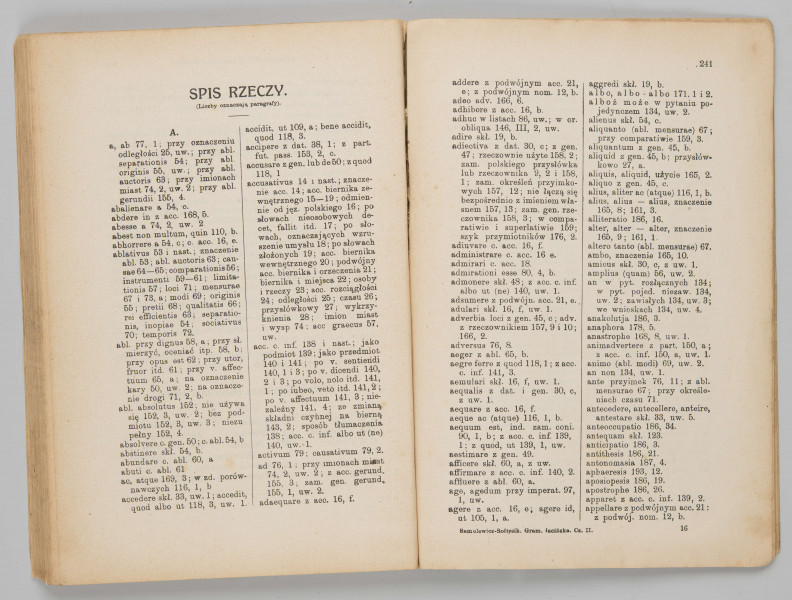ML/MART/184 - Gramatyka języka łacińskiego. Cz. 2, Składnia / Z. Samolewicz, T. Sołtysik. - Wyd. 15. - Lwów ; Warszawa : Książnica - Atlas, 1924. - [2], 256 s. ; 24 cm.