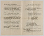 ML/H/2253 - Rozkaz Dowództwa Okręgu Generalnego Lubelskiego (Nr 15./Szef.) dotyczący uroczystego przyjęcia Naczelnika Państwa w Lublinie. Dokument z 10 stycznia 1920 roku dotyczący oficjalnej wizyty Józefa Piłsudskiego. Dwustronnym maszynopis na pożółkłych pięciu kartach gładkiego papieru. Zapisanych dziesięć numerowanych stronach. Na ostatniej (uciętej w połowie) karcie podkreślenia niebieskim ołówkiem kopiowym oraz dopiski czarnym tuszem. Treść dotyczy rozplanowania programu ustalonego przez Komitet Obywatelski w porozumieniu z władzami wojskowymi. Poszczególne punkty znaczone cyframi rzymskimi z podpunktami określonymi cyframi arabskimi. Wymienieni uczestnicy przewidywanego wydarzenia – instytucje oraz cywilni i wojskowi przedstawiciele miasta Lublina. Rozpisany godzinowo plan powitania gościa wraz z oznaczeniem miejsc wizyty oraz czasem oficjalnego pożegnania. Podane wytyczne dotyczące przebiegu poszczególnych części programu. 