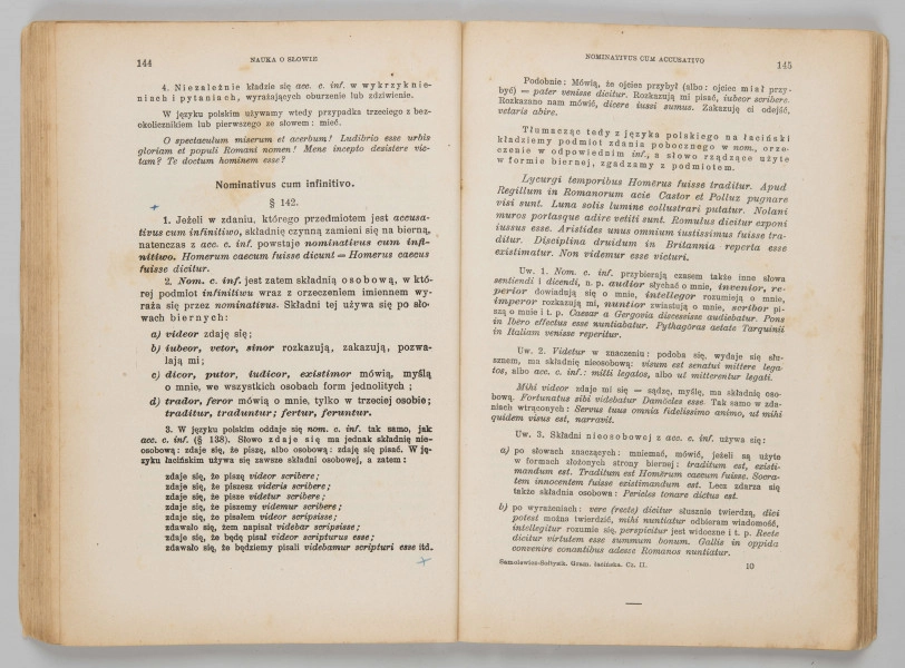 ML/MART/184 - Gramatyka języka łacińskiego. Cz. 2, Składnia / Z. Samolewicz, T. Sołtysik. - Wyd. 15. - Lwów ; Warszawa : Książnica - Atlas, 1924. - [2], 256 s. ; 24 cm.