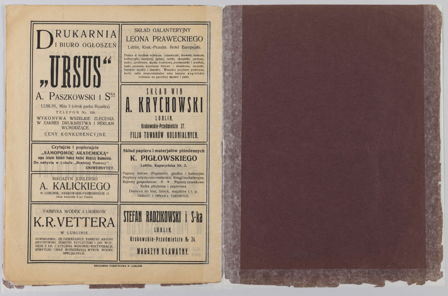 ML/H/P/323 - Jednodniówka Stowarzyszenia 