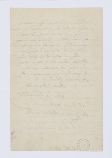 List Seweryna Goszczyńskiego do Wincentego Pola z 12.12.1868 r., sporządzony na trzech stronach, na bardzo cienkim papierze. Pismo czytelne, pochylone na prawo.