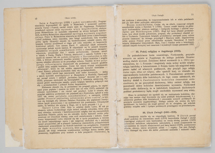 ML/MART/185 - Zarys historji Kościoła katolickiego dla szkół średnich i seminarjów nauczycielskich. Cz. 2 / Walenty Gadowski. - Wyd. 6. - Lwów ; Warszawa : Książnica-Atlas, Zjednoczone Zakłady Kartograficzne i Wydawnicze Tow. Naucz. Szkół Średn. i Wyższ., 1927. (Lwów : 