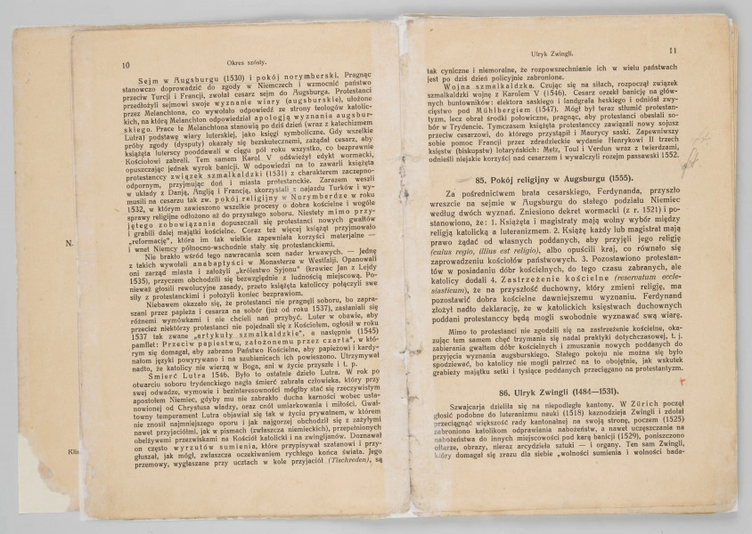 ML/MART/185 - Zarys historji Kościoła katolickiego dla szkół średnich i seminarjów nauczycielskich. Cz. 2 / Walenty Gadowski. - Wyd. 6. - Lwów ; Warszawa : Książnica-Atlas, Zjednoczone Zakłady Kartograficzne i Wydawnicze Tow. Naucz. Szkół Średn. i Wyższ., 1927. (Lwów : 