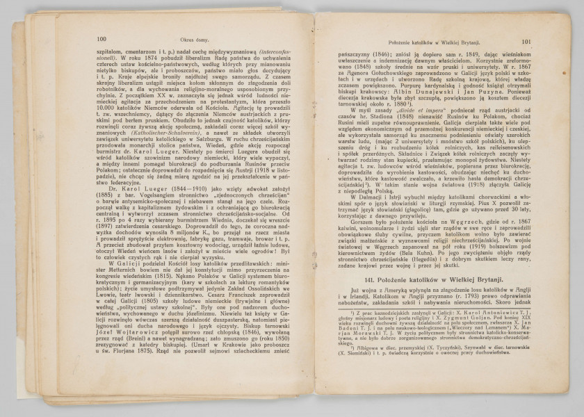 ML/MART/185 - Zarys historji Kościoła katolickiego dla szkół średnich i seminarjów nauczycielskich. Cz. 2 / Walenty Gadowski. - Wyd. 6. - Lwów ; Warszawa : Książnica-Atlas, Zjednoczone Zakłady Kartograficzne i Wydawnicze Tow. Naucz. Szkół Średn. i Wyższ., 1927. (Lwów : 