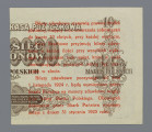 N/Bn/1417/ML - Aw. na druk w czerwieni w prawej części banknotu o nominale 10 milionów marek polskich z 20 listopada 1923 r., bez numeracji. Od góry rysunek przedstawiający rewers i awers monety 5-groszowej z 1923 r. Centrlanie napis: 5 / GROSZY / BILET ZDAWKOWY / WARTOSCI 5 GROSZY / Warszawa, dnia 28 kwietnia 1924 r. / MINISTER SKARBU – Dyrektor Departamentu / Obrotu Pieniężnego 
Podpisy: Władysław Grabski – Feliks Młynarski

Rw. Na lewej stronie rewersu banknotu o nominale 10 milionów marek polskich 16-wierszoa klauzula o treści: 
Bilety zdawkowe stanowią prawny środek / płatniczy, mający moc umarzania zobowiązań / do kwoty 10 złotych, przy każdej wypłacie. / Kasy Skarbowe przyjmują bilety zdaw- / kowe w każdej ilości przy wszelkich wpła- / tach z wyjątkiem tych wpłat, które w myśl / obowiązujących przepisów winny być uisz- / czane w złocie. / Bilety zdawkowe poczynając od dnia / 1 listopada 1924 r. będą wymieniane przez / Skarb Państwa na monety zdawkowe wzglę- /dnie bilety Banku Polskiego. Obowiązek / dokonania przez Skarb Państwa wymiany / ustaje z dniem 31 stycznia 1925 roku.
