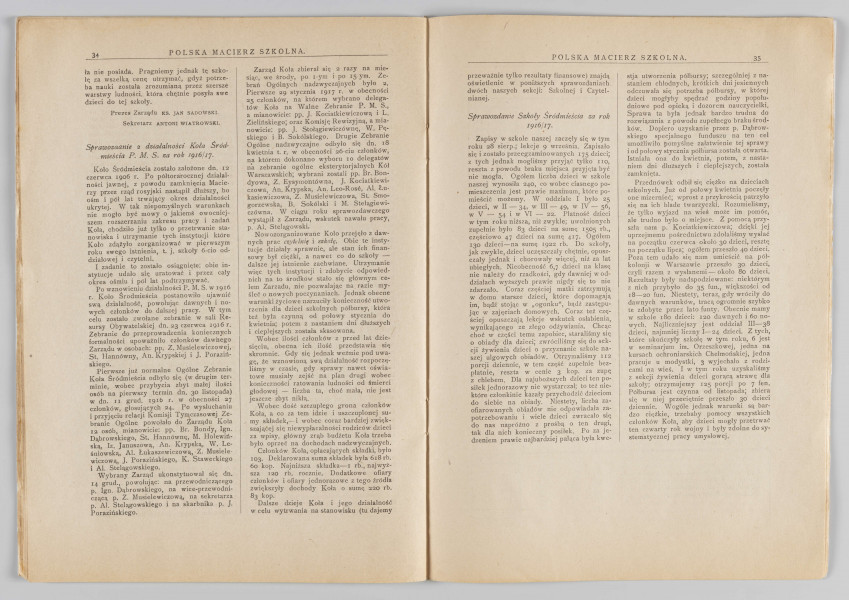ML/H/4155 - Czasopismo „Polska Macierz Szkolna”, nr 5-6 z 20 lipca 1918 r. Miesięcznik wydawany w Warszawie poświęcony sprawom oświaty. Druk w miękkiej oprawie, tekst w dwóch kolumnach rozmieszczony na 50 numerowanych stronach. Na okładce w nagłówku tytuł czasopisma. Poniżej dane adresowe redakcji oraz reklamy w ozdobnych ramkach. Na pierwszej stronie powtórzony tytuł. Poniżej nazwisko redaktora oraz niewielka grafika z alegorią P.M.S. Zawartość: sprawozdania z działalności wydawcy (m. in. o działalności Koła Miejskiego P.M.S. w Lublinie) oraz artykuły o tematyce oświatowej (w tym o potrzebie reformy szkół żeńskich). Większość tekstów podpisana nazwiskami autorów. 