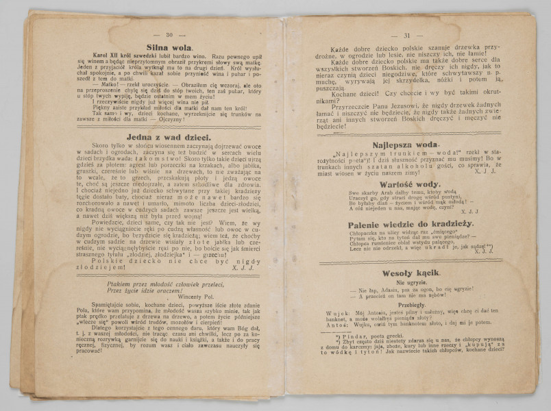 ML/MART/186 - Nasz Przewodnik - miesięcznik obrazkowy dla dzieci szkolnych, pisemko dziecięcych bractw abstynenckich pod redakcja ks. Józefa Janiszewskiego w Poznaniu, rocznik miał 50 stron, druk od lewej do prawej, 