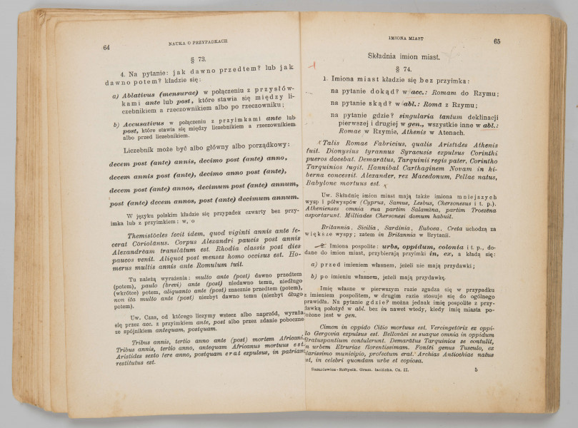 ML/MART/184 - Gramatyka języka łacińskiego. Cz. 2, Składnia / Z. Samolewicz, T. Sołtysik. - Wyd. 15. - Lwów ; Warszawa : Książnica - Atlas, 1924. - [2], 256 s. ; 24 cm.