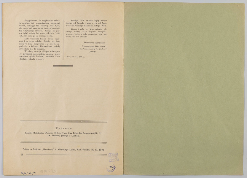 ML/H/P/121 - Jednodniówka 