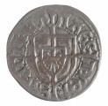 N/4491/576/ML - Aw. Tarcza zakonna wielkiego mistrza z krzyżem, którego ramiona dzieląc legendę otokową sięgają zewnętrznej obwódki. W otoku pomiędzy obwódkami napis:
MAGS – T . IOH – [SDE]T – IFEN
Liternictwo gotyckie.

Rw. tarcza zakonna z krzyżem o wydłużonych ramionach dzielących legendę otokową, o treści:
MONE – TA.C.D – NRVM – PRVS
Liternictwo gotyckie.

