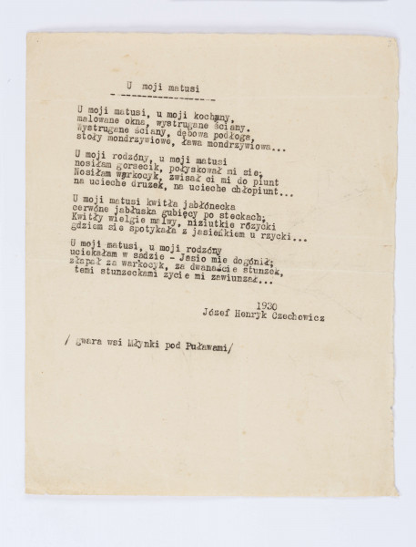 Józef Czechowicz, 