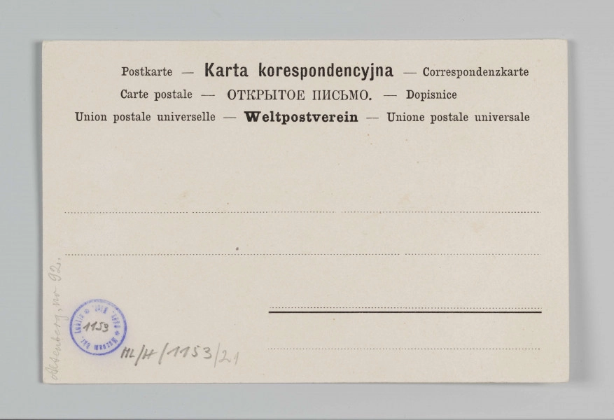 ML/H/1153/21 - Pocztówka barwna z serii 