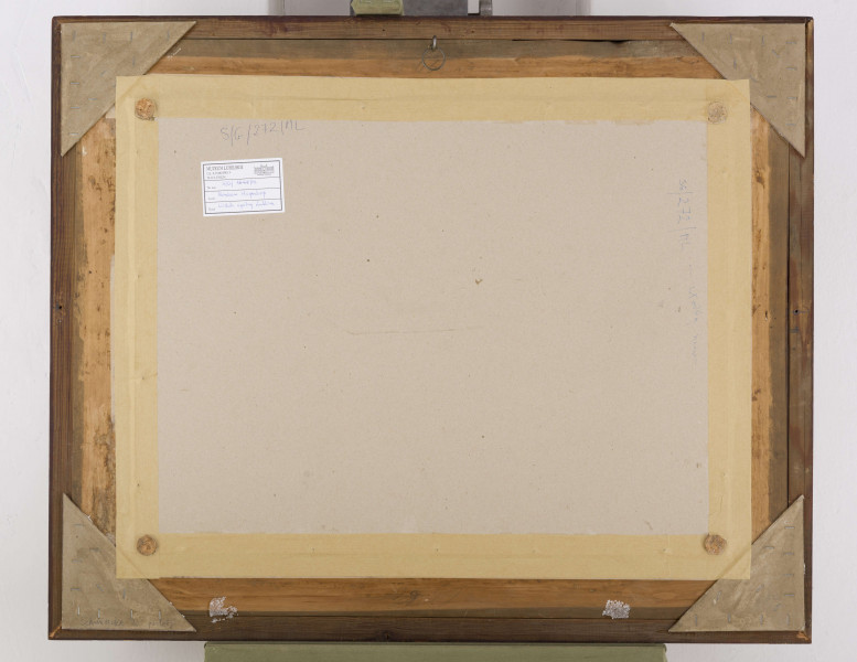 Widok Lublina opatrzony kartuszem herbowym i legendą. Miasto w szerokim, panoramicznym ujęciu obejmującym przedmieścia: Wieniawę i Tatary. Widok ukazuje charakterystyczne dla Lublina budowle min.- w centrum Kościół jezuitów, za nim wzgórze staromiejskie z Bramami Krakowską i Grodzką, kościoły św. Michała i Dominikanów, zespół zabudowań zamkowych z basztą i kaplicą św. Trójcy. Po lewej widoczne sylwetki kościołów Panny  Marii, Nawrócenia, św. Pawła i św. Ducha. Budowle opatrzone łacińskimi podpisami lub cyframi mającymi odnośniki w legendzie. U góry, na osi kartusz tytułowy z napisem: TIPUS CIVITATIS LUBLINE[N]SIS. / IN REGNO POLONIAE EX OMNIBUS / PARTIBUS MU[N]DI EMPORIO. TER. IN. /ANNO CELEBRARI COSUETOCLARAE. (Widok miasta Lublina w Królestwie Polskim, sławnego w całym swiecie trzy razy na rok odbywającemi się jarmarkami) Po lewej godło Polski, po prawej herb Lublina. Nad dolną krawędzią pas zawierający legendę rozbitą na 4 pola w ozdobnych obramieniach. Przedstawienie prowadzone precyzyjną, cienką kreską, podkolorowane.