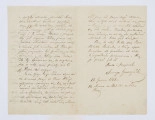 List Seweryna Goszczyńskiego do Wincentego Pola z 12.12.1868 r., sporządzony na trzech stronach, na bardzo cienkim papierze. Pismo czytelne, pochylone na prawo.