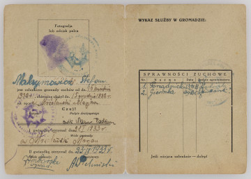 ML/MART/505 - Zaświadczenie (4 s.) nr 6 Związku Harcerstwa Polskiego, chorągwi lubelskiej, Gromady Zuchów 