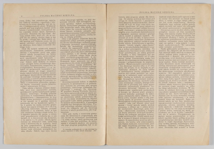 ML/H/4155 - Czasopismo „Polska Macierz Szkolna”, nr 5-6 z 20 lipca 1918 r. Miesięcznik wydawany w Warszawie poświęcony sprawom oświaty. Druk w miękkiej oprawie, tekst w dwóch kolumnach rozmieszczony na 50 numerowanych stronach. Na okładce w nagłówku tytuł czasopisma. Poniżej dane adresowe redakcji oraz reklamy w ozdobnych ramkach. Na pierwszej stronie powtórzony tytuł. Poniżej nazwisko redaktora oraz niewielka grafika z alegorią P.M.S. Zawartość: sprawozdania z działalności wydawcy (m. in. o działalności Koła Miejskiego P.M.S. w Lublinie) oraz artykuły o tematyce oświatowej (w tym o potrzebie reformy szkół żeńskich). Większość tekstów podpisana nazwiskami autorów. 