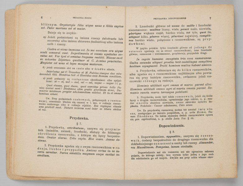 ML/MART/184 - Gramatyka języka łacińskiego. Cz. 2, Składnia / Z. Samolewicz, T. Sołtysik. - Wyd. 15. - Lwów ; Warszawa : Książnica - Atlas, 1924. - [2], 256 s. ; 24 cm.