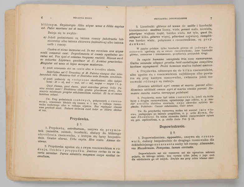ML/MART/184 - Gramatyka języka łacińskiego. Cz. 2, Składnia / Z. Samolewicz, T. Sołtysik. - Wyd. 15. - Lwów ; Warszawa : Książnica - Atlas, 1924. - [2], 256 s. ; 24 cm.