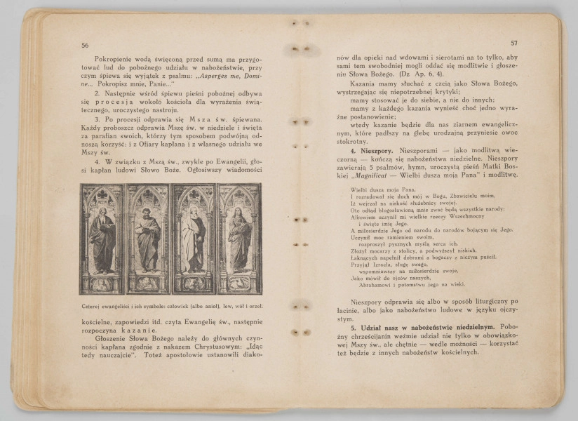 ML/MART/183 - Obrzędy święte : podręcznik do nauki religii dla uczniów gimnazjum : klasa 1 / Z. Baranowski ; J. Noryśkiewicz. - Poznań : Księgarnia Św. Wojciecha, 1936. - 124 s. : il. ; 22 cm.
Brak tylniej okładki.