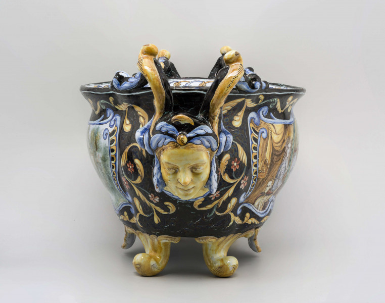 Żardiniera owalna na 4 niskich, 