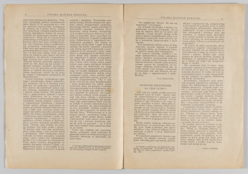 ML/H/4155 - Czasopismo „Polska Macierz Szkolna”, nr 5-6 z 20 lipca 1918 r. Miesięcznik wydawany w Warszawie poświęcony sprawom oświaty. Druk w miękkiej oprawie, tekst w dwóch kolumnach rozmieszczony na 50 numerowanych stronach. Na okładce w nagłówku tytuł czasopisma. Poniżej dane adresowe redakcji oraz reklamy w ozdobnych ramkach. Na pierwszej stronie powtórzony tytuł. Poniżej nazwisko redaktora oraz niewielka grafika z alegorią P.M.S. Zawartość: sprawozdania z działalności wydawcy (m. in. o działalności Koła Miejskiego P.M.S. w Lublinie) oraz artykuły o tematyce oświatowej (w tym o potrzebie reformy szkół żeńskich). Większość tekstów podpisana nazwiskami autorów. 
