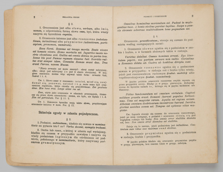 ML/MART/184 - Gramatyka języka łacińskiego. Cz. 2, Składnia / Z. Samolewicz, T. Sołtysik. - Wyd. 15. - Lwów ; Warszawa : Książnica - Atlas, 1924. - [2], 256 s. ; 24 cm.